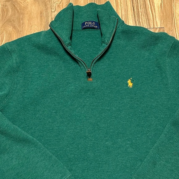 **POLO RALPH LAUREN** quarter-zip pullover SIZE MEDIUM - Picture 5 of 5